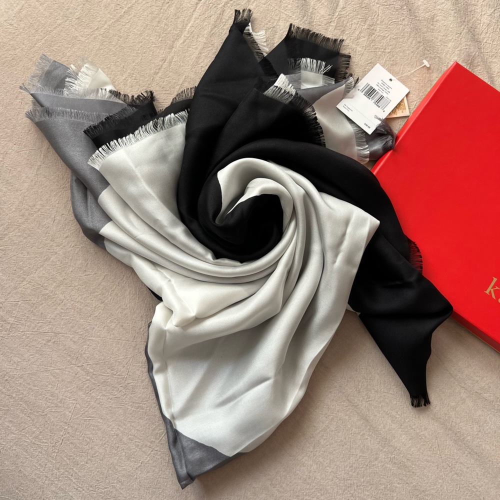 NWT Kate Spade silk scarf large